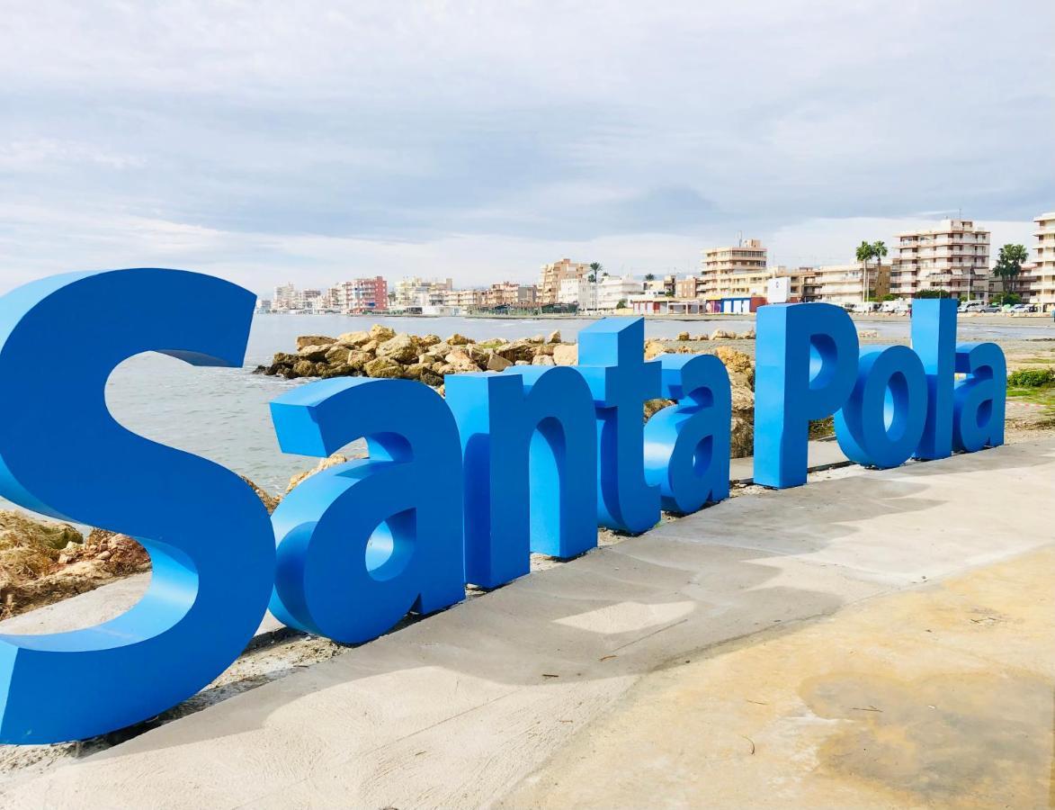 Welcome & Bienvenido A Santa Pola Apartamento A 30 Metros De La Gran Playa Eksteriør billede